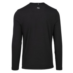 Men's long sleeve T-shirt Fila Longsleeve Lino T-Shirt - black