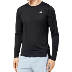Men's long sleeve T-shirt New Balance Accelerate Long Sleeve - black