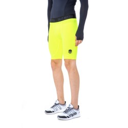 Men’s compression clothing Hydrogen Second Skin Shorts Man - fluo yellow