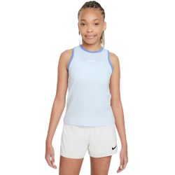 Girls' T-shirt Nike Court Dri-Fit Victory Tank - blue tint/polar/white