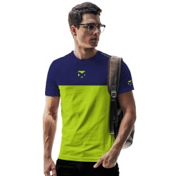 Men's T-shirt Pacific Break - navy/lime