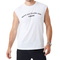 Men's T-shirt Bj_rn Borg Borg Sleeveless T-Shirt - brilliant white