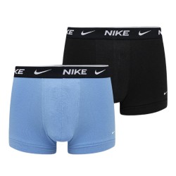 Men's Boxers Nike Everyday Cotton Stretch Trunk 2P - uni blue/black