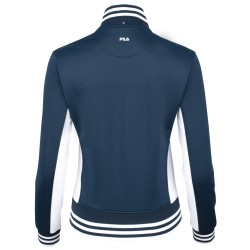 Women's jumper Fila Jacket Georgia - peacoat blue/white stripes