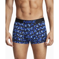Men's Boxers Nike Dri-Fit Essential Micro Trunk 1P - game royal/blck bubble swoosh print