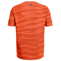 Men's T-shirt Under Armour Seamless Wave Short Sleeve - orange blast/black