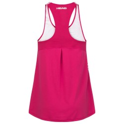 Girls' T-shirt Head Agility Tank Top - mulberry/print vision