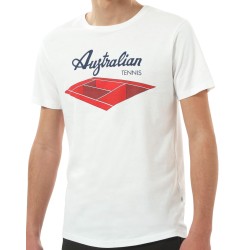 Men's T-shirt Australian Jersey T-Shirt with Print - bianco