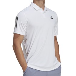 Men's Polo T-shirt Adidas Club 3-Stripes Tennis Polo Shirt - white
