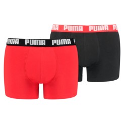 Men's Boxers Puma Basic Boxer 2P - red/black