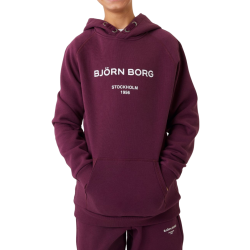 Boys' jumper Bj_rn Borg Hoodie - grape wine