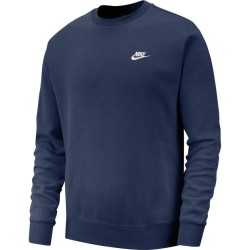 Men's Jumper Nike Swoosh Club Crew M - midnight navy/white