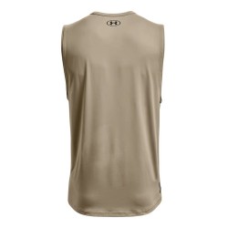 Men's T-shirt Under ArmourUA Rush Energy Sleeveless - khaki gray/black