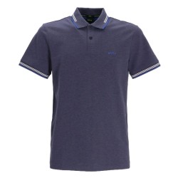 Men's Polo T-shirt BOSS x Matteo Berrettini Polo Paul Curved - navy