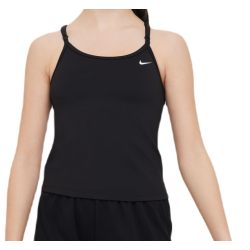 Girls' T-shirt Nike Dri-FIT Indy Tank Sports Bra - black/white