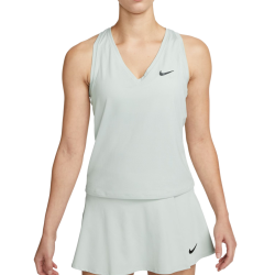 Women's top Nike Court Dri-Fit Victory Tank - light silver/black