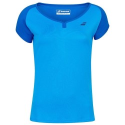 Women's T-shirt Babolat Play Cap Sleeve Top Women - blue aster