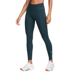 Women's leggings Nike One Dri-Fit Mid-Rise Tight - deep jungle/white