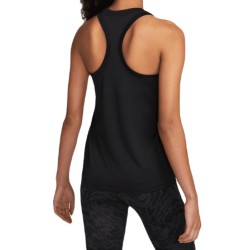 Women's top Nike Dri-Fit Racerback Tank - black/white