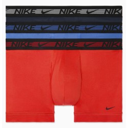 Men's Boxers Nike Dri-Fit Ultra Stretch Micro Trunk 3P - habanero red/medium blue/obsidian