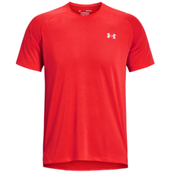 Men's T-shirt Under Armour Men's Streaker Run Short Sleeve - radio red/reflective