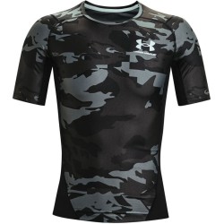 Men’s compression clothing Under Armour Iso Chill Team Comp SS - black