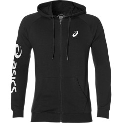 Men's Jumper Asics Big Asics FZ Hoodie M - performance black/brilliant white