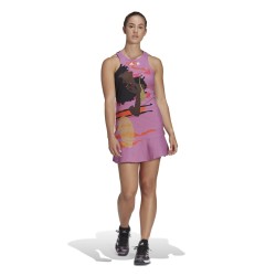 Women's dress Adidas Tennis New York Y Dress - semi/pulse/liliac