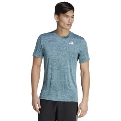 Men's T-shirt Adidas Tennis Freelift T-Shirt - arctic night/light aqua