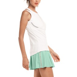 Women's top Lucky in Love Avant Garde 1.0 Architect Bralette Tank - white