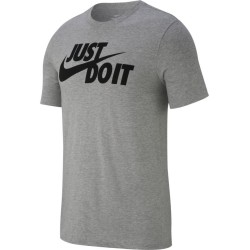 Men's T-shirt Nike NSW Tee Just Do It Swoosh M - dk grey heather/black