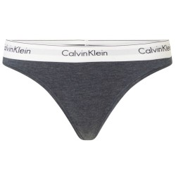 Women's panties Calvin Klein Thong 1P - hemisphere blue heather