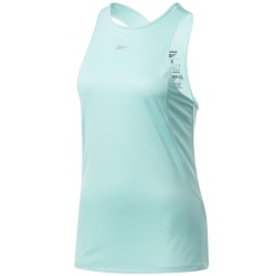Women's top Reebok Workout Ready Run Speedwick Tank W - pixel mint