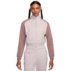 Women's jumper Nike Court Heritage Jacket FZ - platinum violet/smokey mauve/barely volt