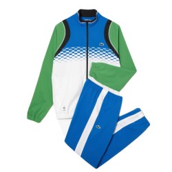 Men's Tracksuit Lacoste Tennis x Daniil Medvedev Jogger Set - green/blue