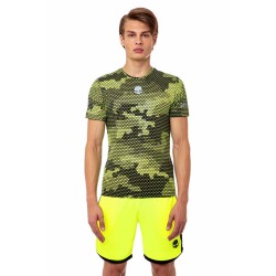Men's T-shirt Hydrogen Tech Camo Tee Man - camo fluo yellow/black