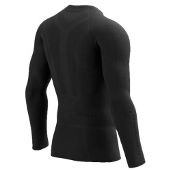 Men’s compression clothing Compressport On/Off Base Layer Long Sleeve Top - black