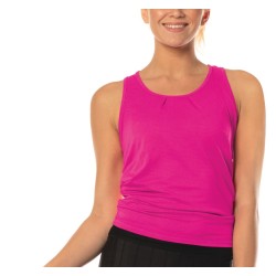 Women's top Lucky in Love Core Tie Back Tank Women - shocking pink