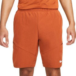 Men's shorts Nike Court Dri-Fit Advantage Short 9in - dark russet/white