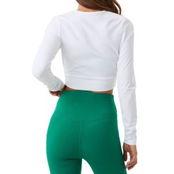 Women's long sleeve T-shirt Bj_rn Borg Cross Long Sleeve - brilliant white
