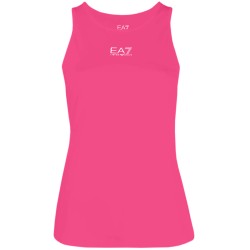 Women's top EA7 Women Jersey Tank - pink yarrow