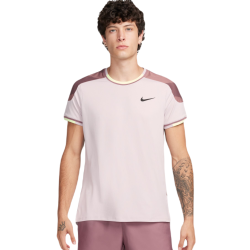 Men's T-shirt Nike Court Slam Dri-Fit Tennis Top - platinum violet/smokey mauve/black