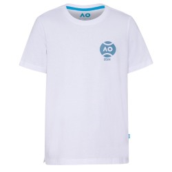 Boys' t-shirt Australian Open Boys T-Shirt Tennis Ball 2024 - white