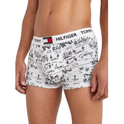 Men's Boxers Tommy Hilfiger Trunk Print 1P - greetings white