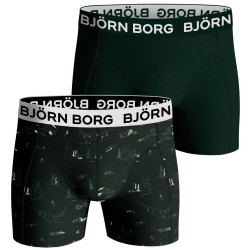 Boys' boxers Bj_rn Borg Core Boxer B 2P - green/print