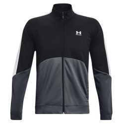 Men's Jumper Under Armour Tricot Jacket - black/pitch gray