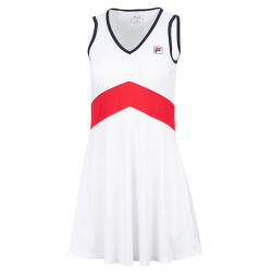 Women's dress Fila Dress Gloria - white/fila red