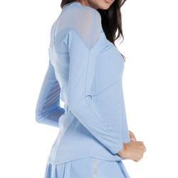 Women's long sleeve T-shirt Lucky in Love Tech Performance It's A Wrap Long Sleeve - placid