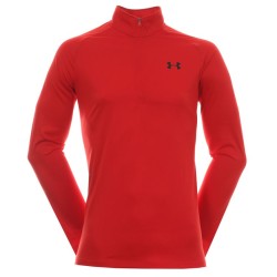 Men's long sleeve T-shirt Under Armour UA Tech 2.0 1/2 Zip M - red/black
