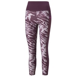 Women's leggings Puma 5K Graphic High Waist 7/8 Leggins - puma black/stardust print